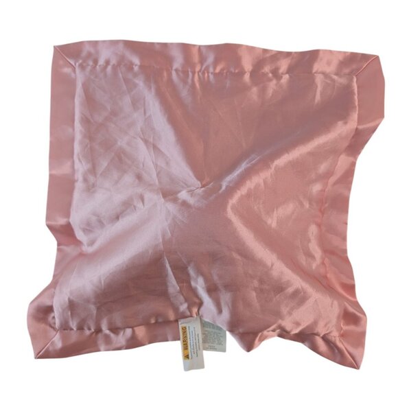 Cloud Island Pink Flamingo Lovey 14" Baby Security Blanket Bird Satin Trim - Picture 4 of 6